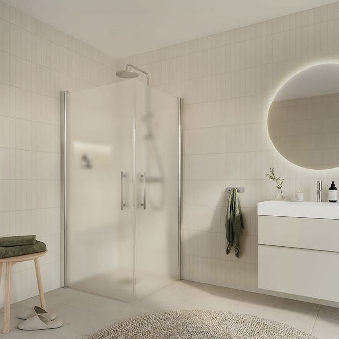 Duschhörn Arrow Corner Frostat Glas