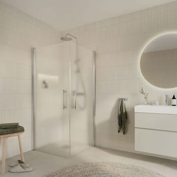 Duschhörn Arrow Round Frostat Glas