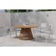 Matgrupp Comfort Garden Lakenview Matbord Rund 150 med 6 Las Vegas Karmstolar