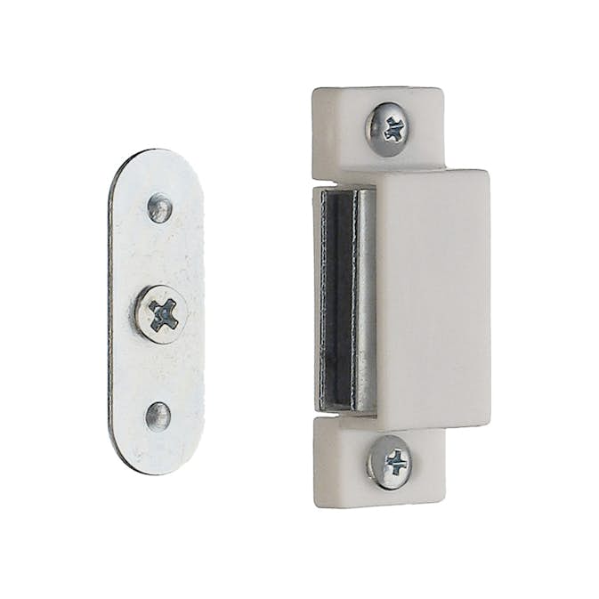 Magnetlås Beslagsboden Vit 2-pack