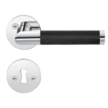 Innerdörrhandtag Beslagsboden B85 Läder