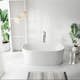 Badkar Bathlife Fridsam Fristående Rund Vit