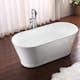 Badkar Bathlife Ideal Retro Fristående Vit