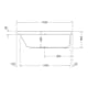 Badkar Duravit Happy D2 Inbyggnad