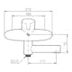 Badkarsblandare Mora MMIX W5