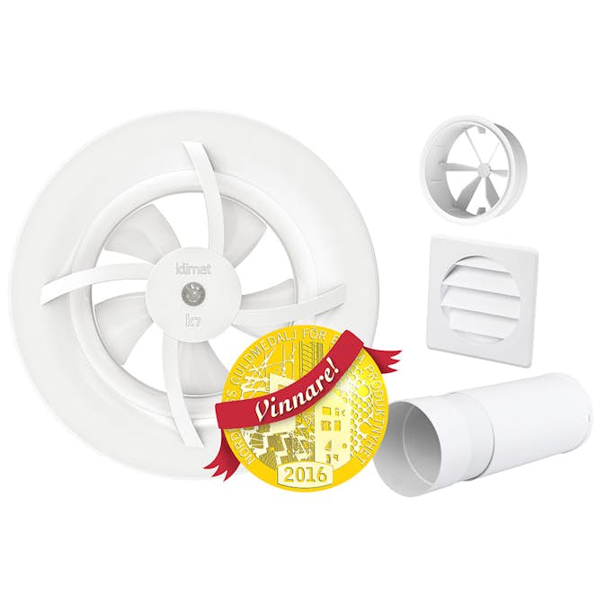 Badrumsfläkt Klimatfabriken K7 Paket