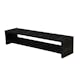 Trädgårdsbänk PLUS Rustik Design med Hylla 2180 mm