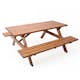 Bänkbord Utomhus Eden Wood Picknick 150
