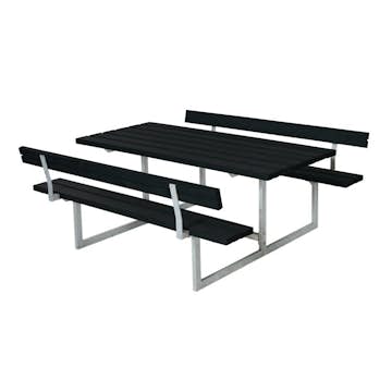 Picknickbord PLUS Basic Svart Utomhus