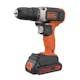 Borrskruvdragare Black & Decker BCD001C1 1X1,5Ah Batteri