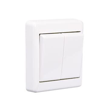 Strömbrytare Elko Dubbeltrapp RS Renvit