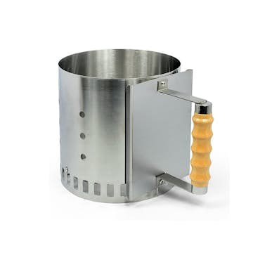 Grilltändare Bluegaz Premium Grillkolsstarter i Rostfritt Stål & Trä