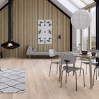 Parkettgolv Boen Ek Vivo 1-Stav Pale White Borstad Ultra Matt Lack