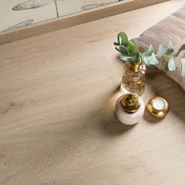 Parkettgolv Boen Ek Vivo 1-Stav Warm Grey Borstad Ultra Matt Lack