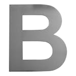 Bokstav B Berglund Rostfri