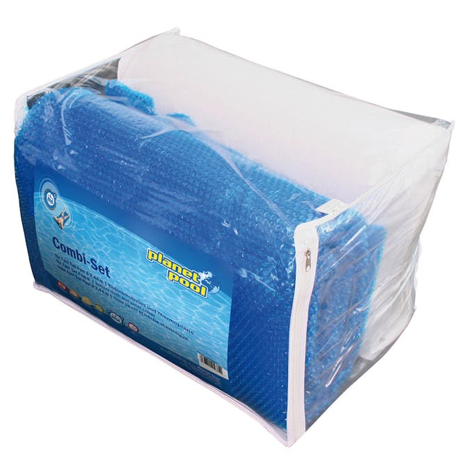 Bottenskydd/termofolie Planet Pool Combi Set Ø 244 cm