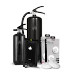 Brandskydd Housegard Lilla Villapaketet Black Design