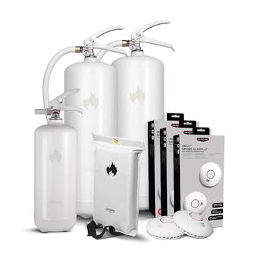 Brandskydd Housegard Stora Villapaketet White Design