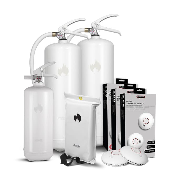 Brandskydd Housegard Stora Villapaketet White Design