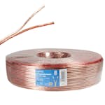 Högtalarkabel LogiLink 2x1,5 mm² Transparent