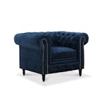 Fåtölj Hagagruppen Cambridge Sammet