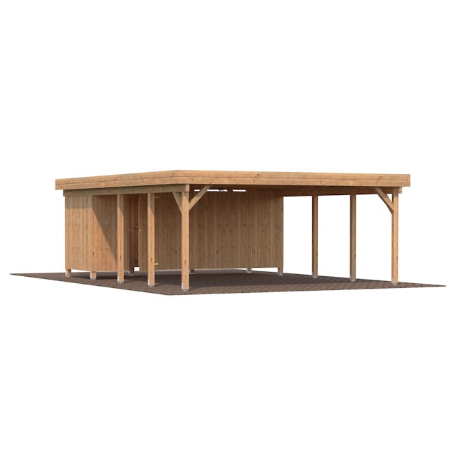 Förråd Palmako 10 m2 tillbehör till Carport Karl