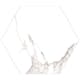 Klinker Tenfors Hexagon Dortmund Marmor 22,5x25,9 cm