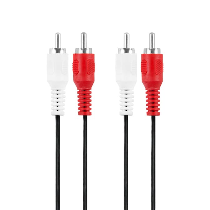 Ljudkabel Champion 2 RCA - 2 RCA Hane-Hane 1.5m