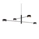 Taklampa Nordlux Clyde 4L Svart