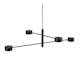Taklampa Nordlux Clyde 4L Svart