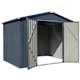 Förråd gop Cover-It 4,5 m² Mörkgrå Redskapsbod