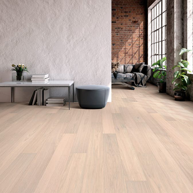 Trägolv Bjelin Härdad Ek Dalen 3.0 M, Mattlackat 1-Stavs Golv