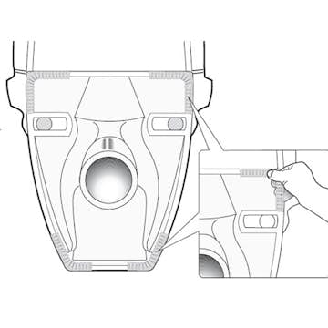 Dämpningslist Ifö till Vägghängda Toaletter