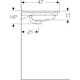 Tvättställ Ifö Elegant 610 mm