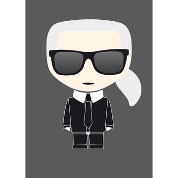 Väggbild Tapet Karl Lagerfeld 2 Paneler DD120249