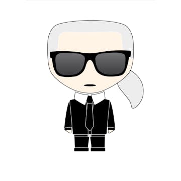 Väggbild Tapet Karl Lagerfeld 2 Paneler DD120250