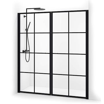 Duschdörr Macro Design Empire Saloon Nisch med Spröjs