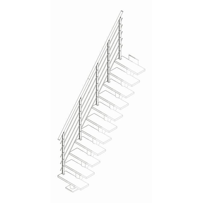 Extra Räcke Dolle Design Komplett Ek Vit Oljad