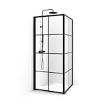 Duschhörn Macro Design Empire Swing Klarglas med Spröjs