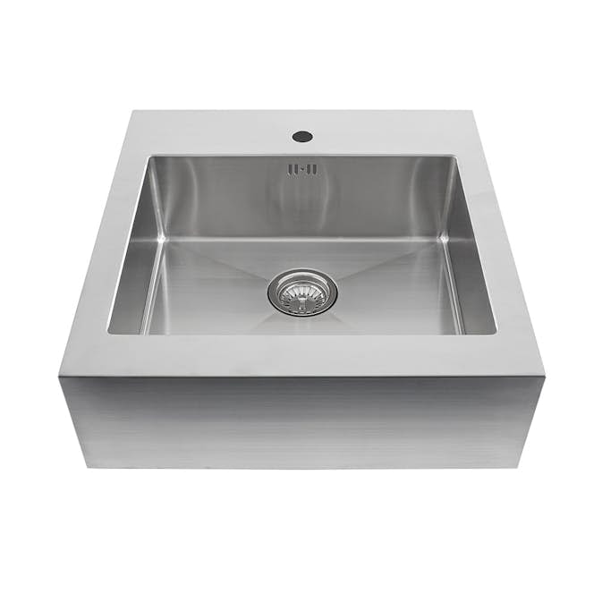 Diskho Nordic Tech Radius Solid 500 för Kök och Tvättstuga, Rostfri