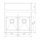 Diskho Nordic Tech Radius Solid 800 Rostfri Stål Diskho Kök 80cm