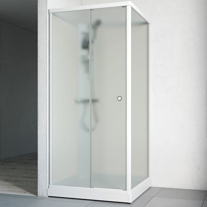 Duschkabin Macro Design Flow Front med Blandare