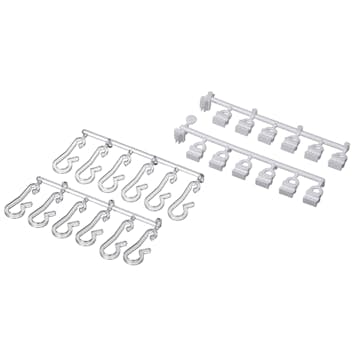 Draperikrokar Leijma Stabil Vit