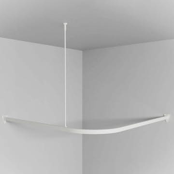 Draperistång Svedbergs Vinkel 90x90 cm Vit