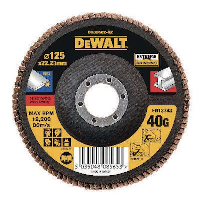 Lamellrondell DeWalt DT30602 125X22,2 mm Extreme 40K