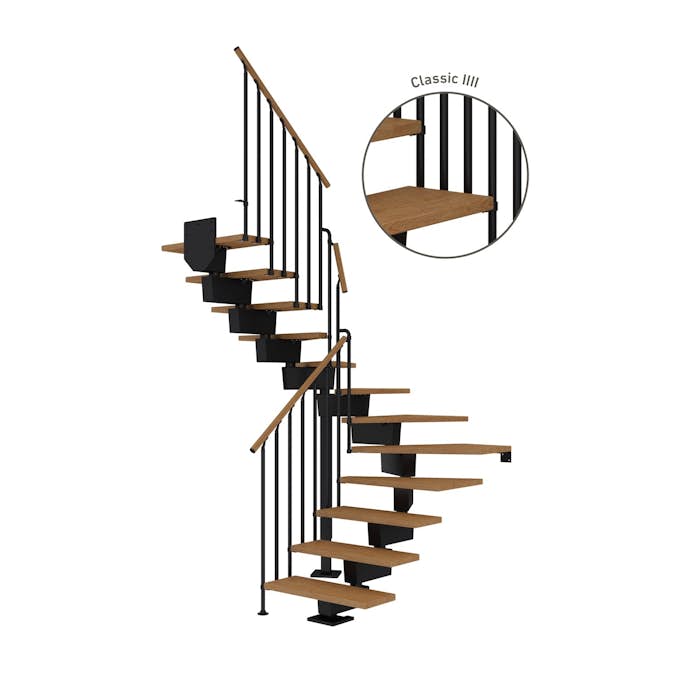 Vinkeltrappa Dolle Dubai Ek Oljad 1/2 Classic IIII