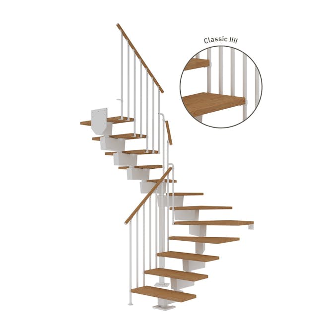 Vinkeltrappa Dolle Dubai Ek Oljad 1/2 Classic IIII