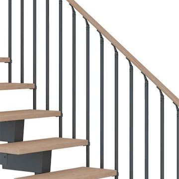 Räcke Dolle Dubai Side2 Classic III Ek Vit Oljad