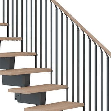 Räcke Dolle Dubai Side2 Classic IIII Ek Vit Oljad