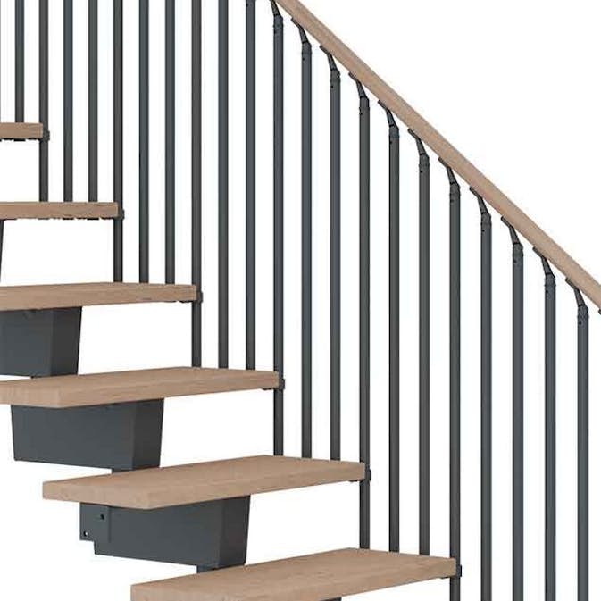 Räcke Dolle Dubai Side2 Classic IIII Ek Vit Oljad